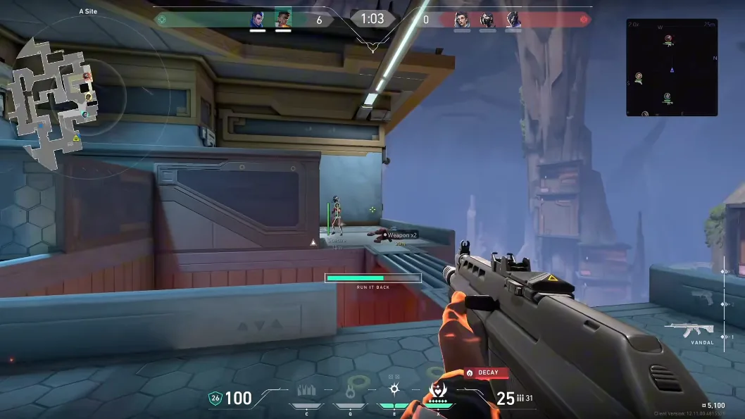 Valorant Cheats — ESP, aimbot & radar in match